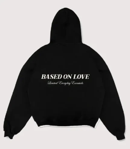 99 Based Antiq Logo Zip Hoodie Black d
