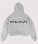 99 Based Die For Hoodie Grey d