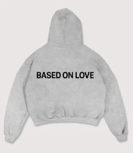 99 Based Die For Hoodie Grey d