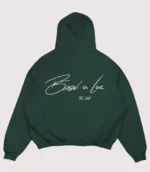 99 Based Signature Hoodie Forest Green d